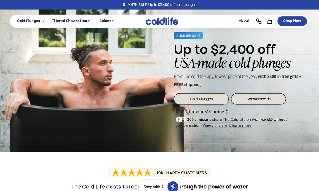 The Cold Life website